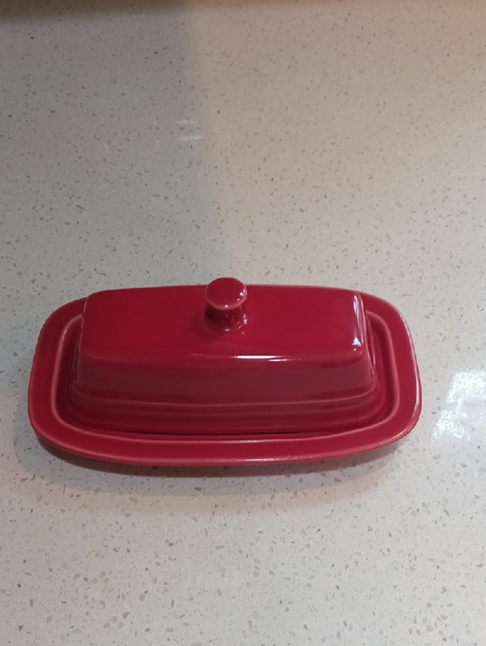 Fiesta Red Butter Dish